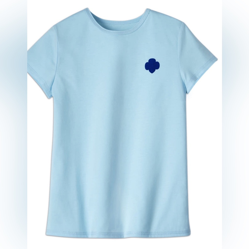 Girl Scout Sky Blue Classic Trefoil T-Shirt